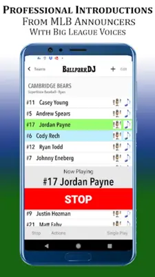 BallparkDJ Walkout Intros android App screenshot 6